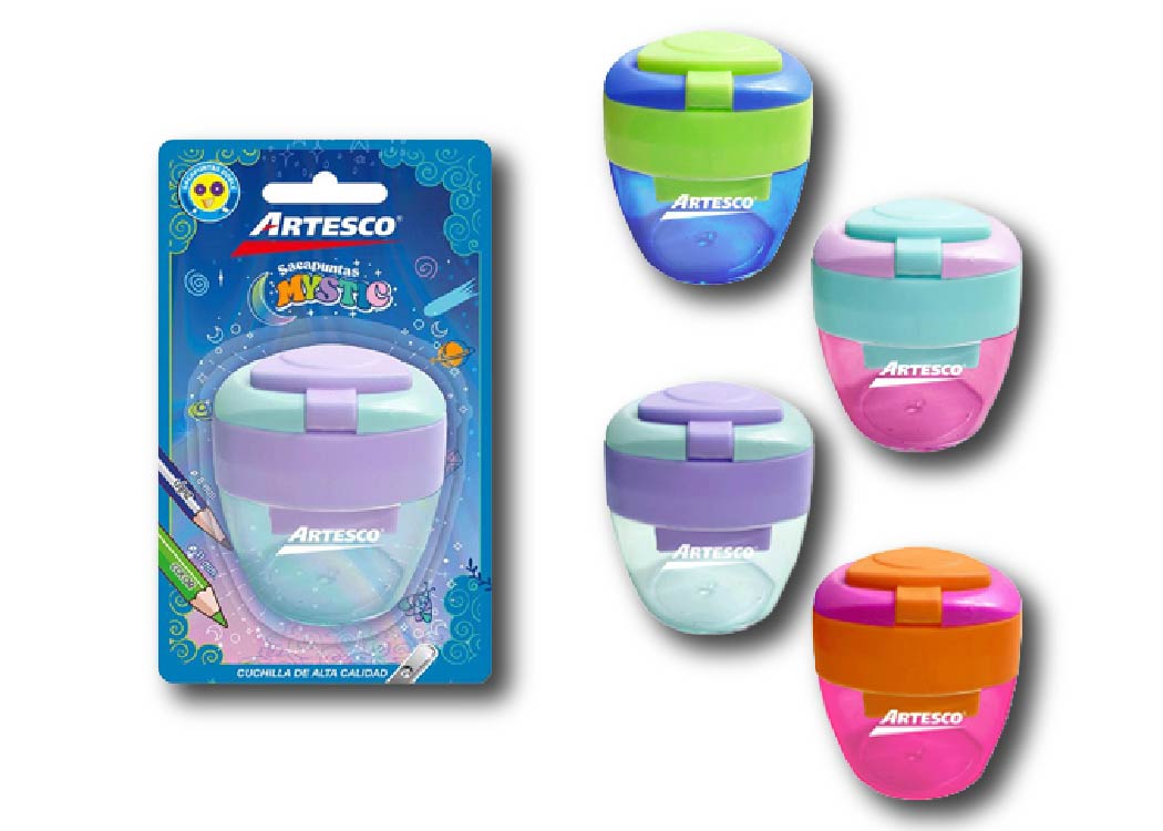 TAJADOR PLASTICO DOBLE C/DEP MYSTIC P12